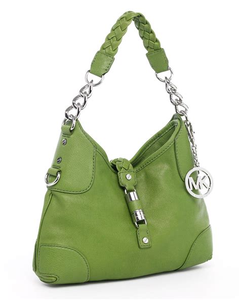 green michael kors backpack|Michael Kors green shoulder bags.